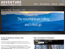 Tablet Screenshot of adventureaddictsracing.com